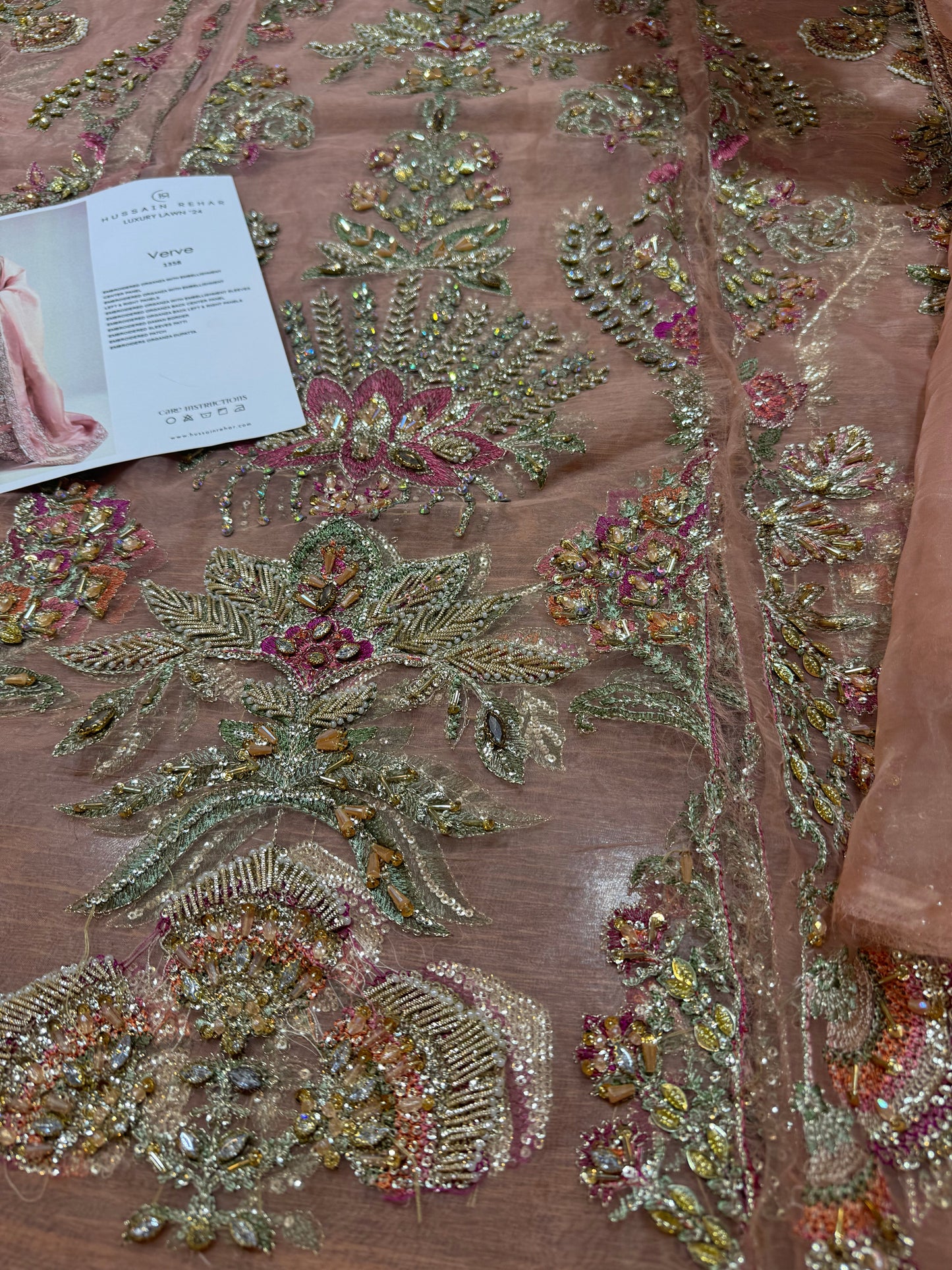 Hussain rehar tea pink wedding edition