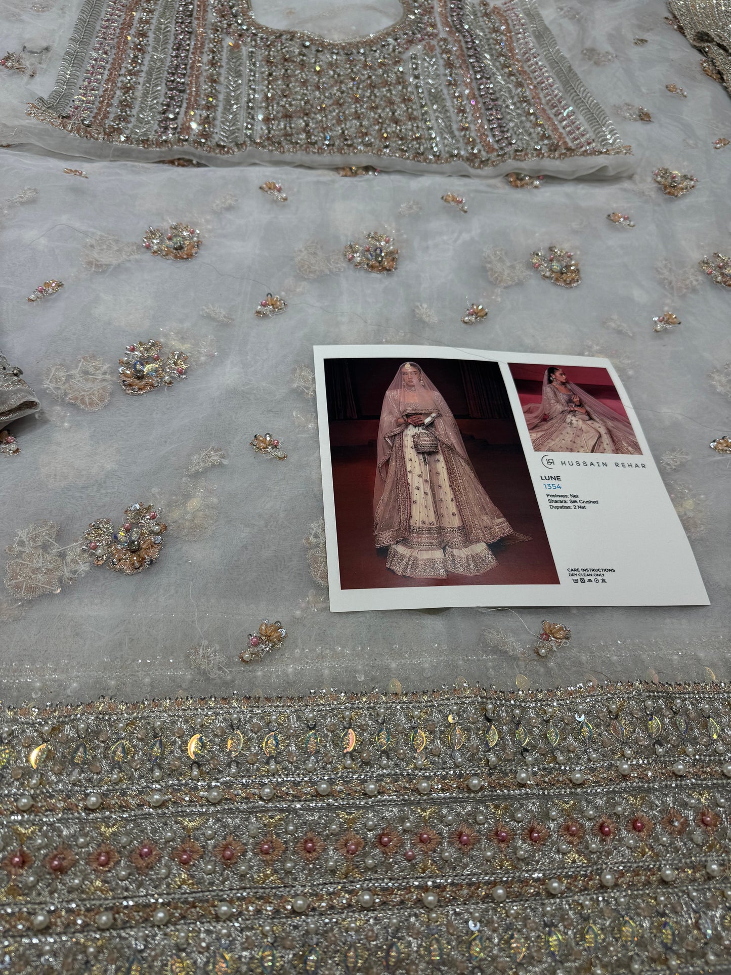 Hussain rehar ivory multi wedding edition