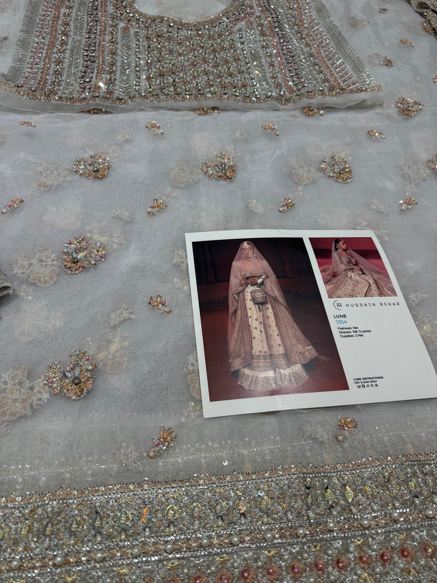Hussain rehar ivory multi wedding edition