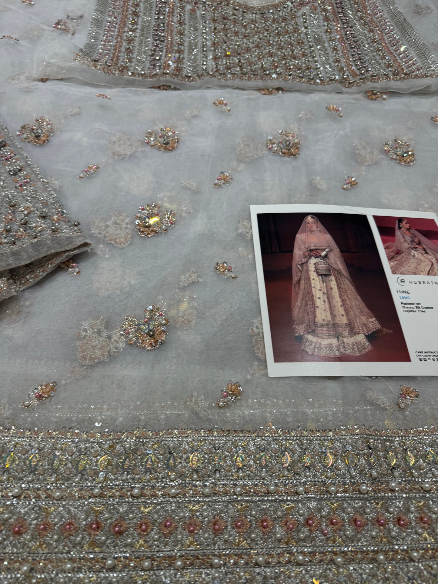 Hussain rehar ivory multi wedding edition