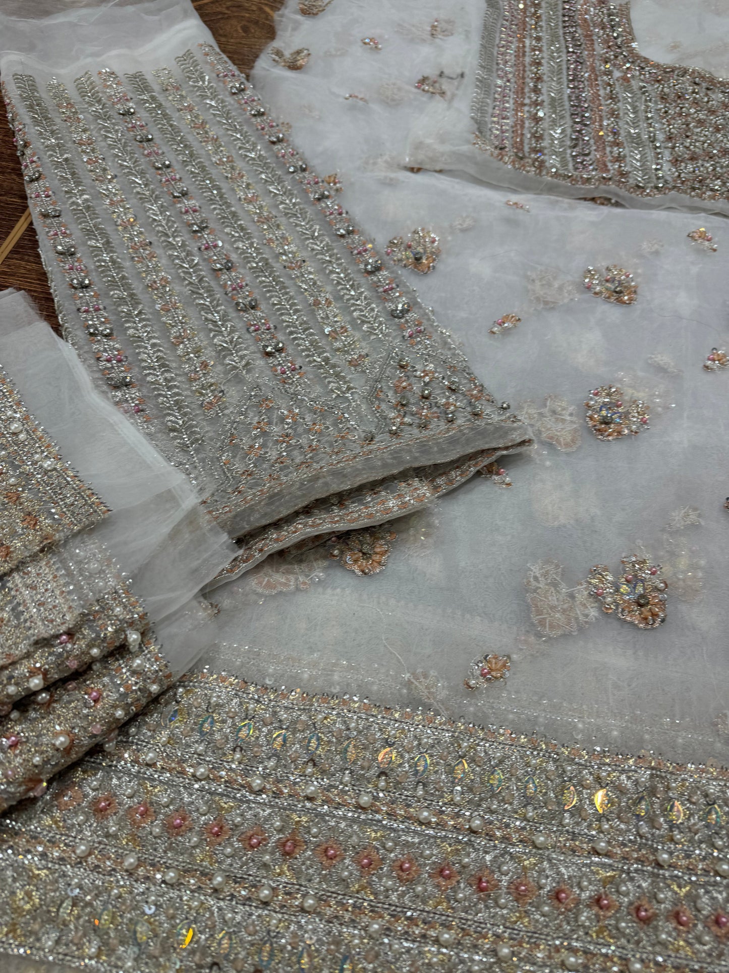 Hussain rehar ivory multi wedding edition