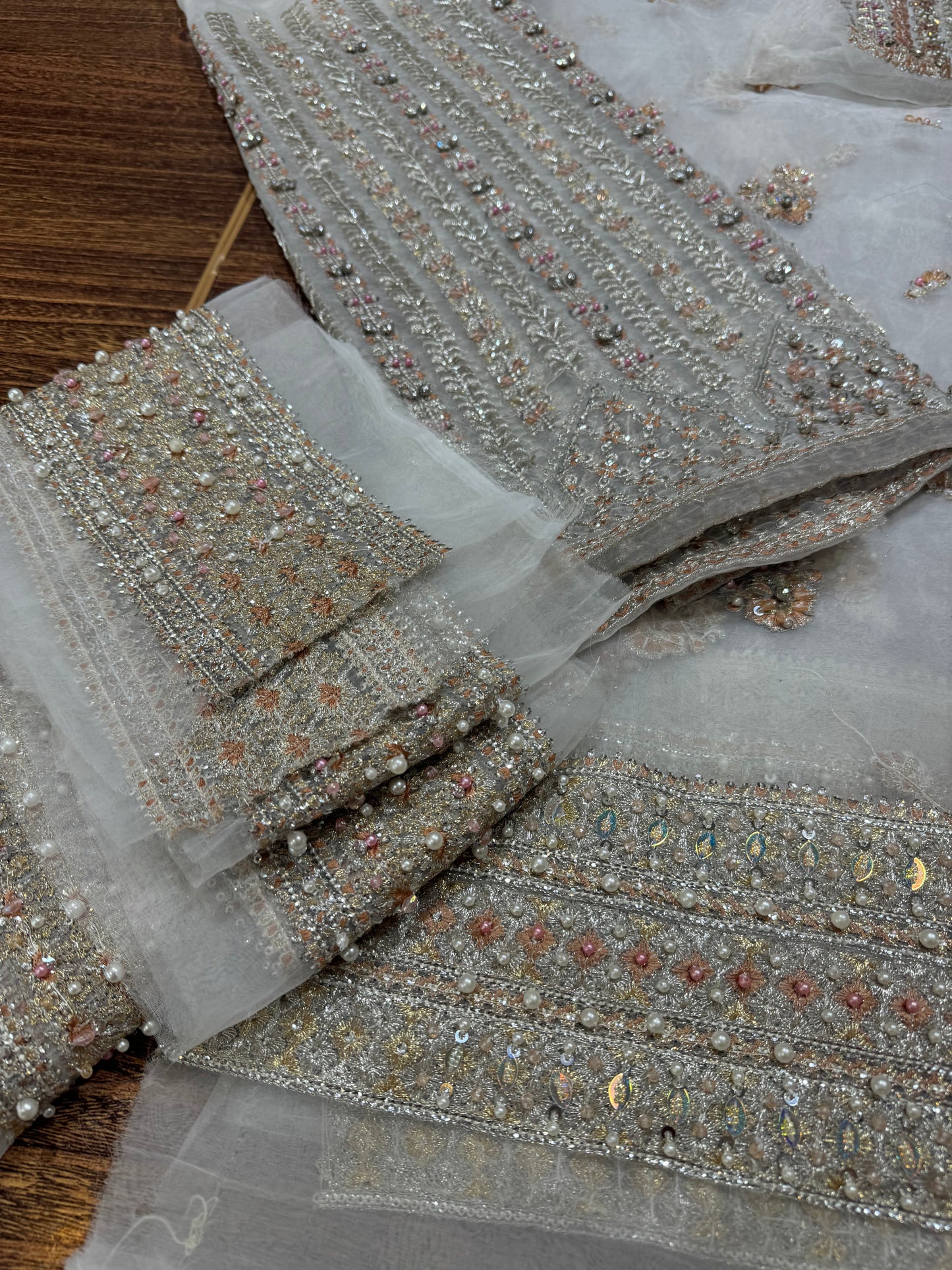Hussain rehar ivory multi wedding edition