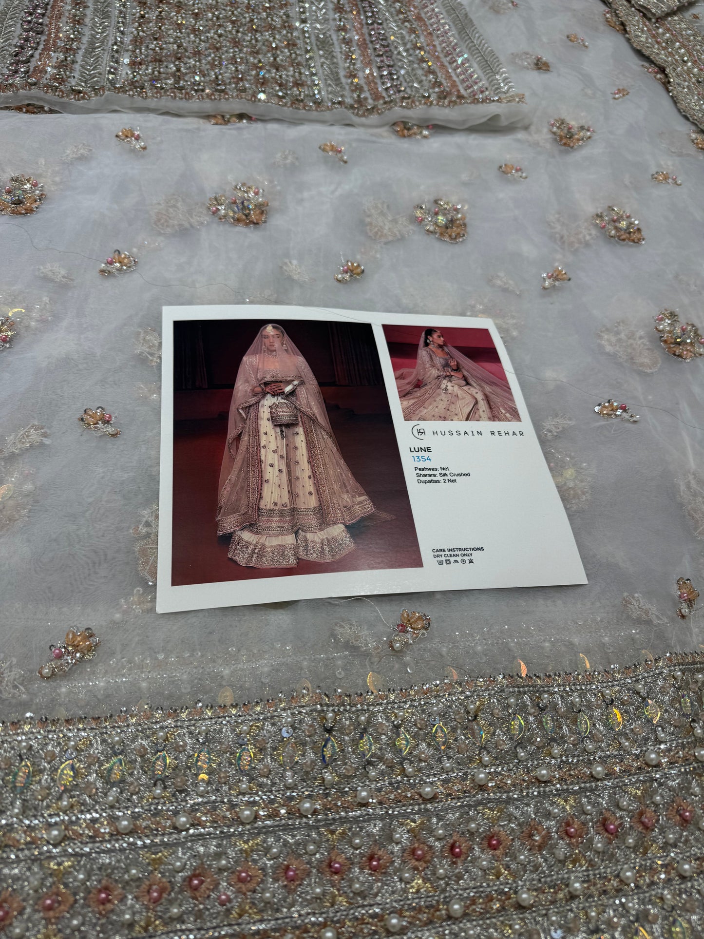 Hussain rehar ivory multi wedding edition