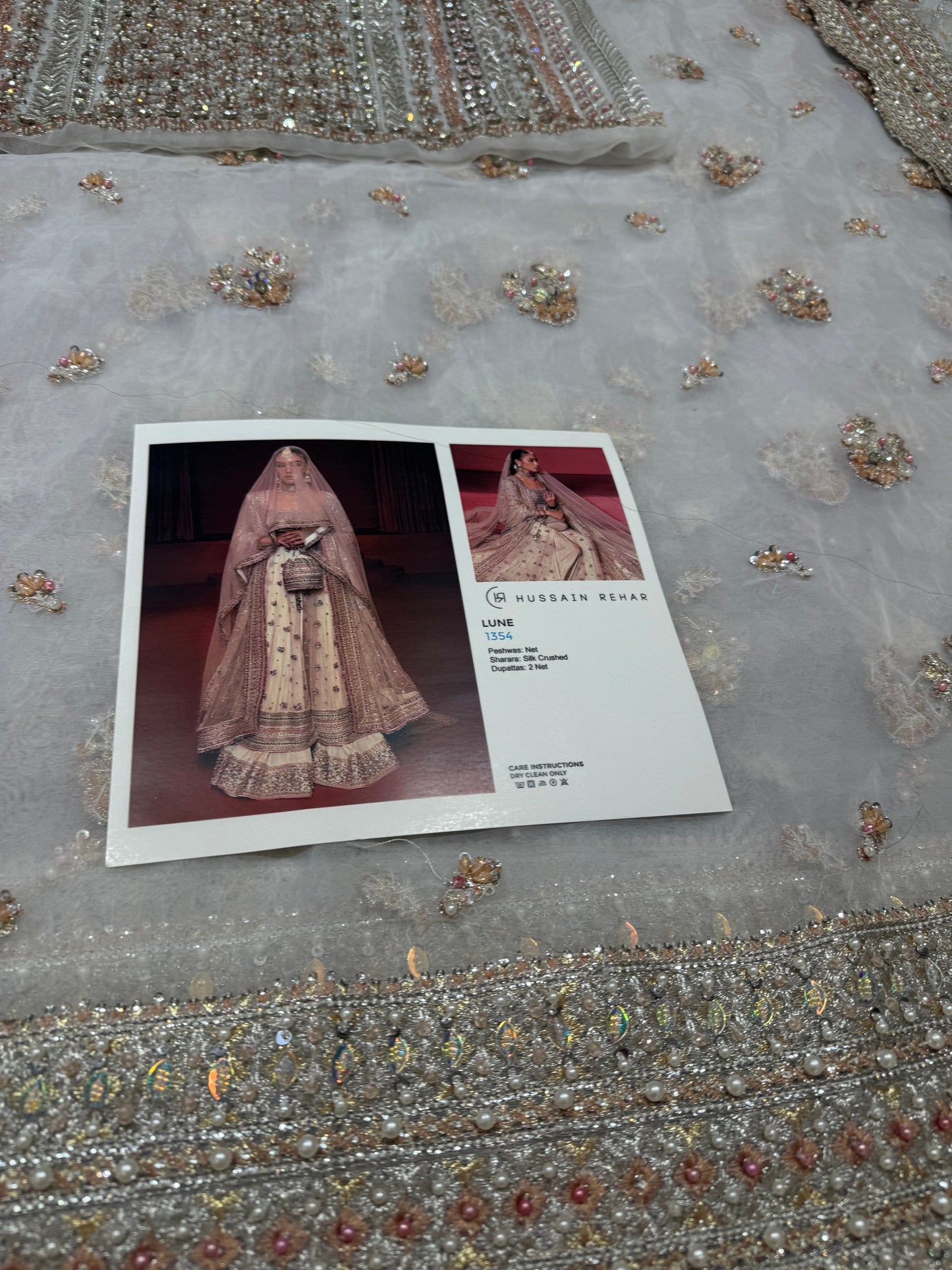 Hussain rehar ivory multi wedding edition