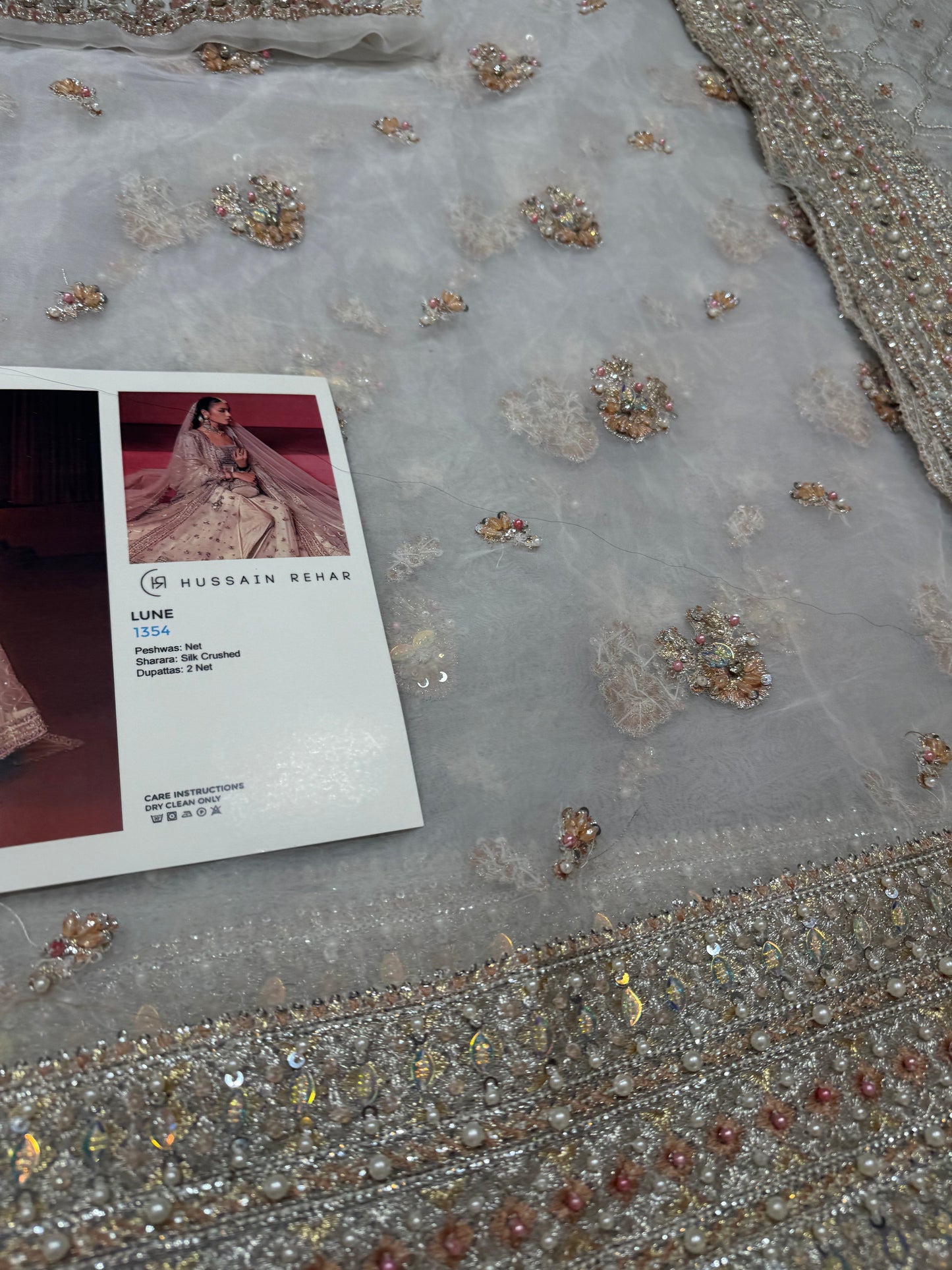 Hussain rehar ivory multi wedding edition