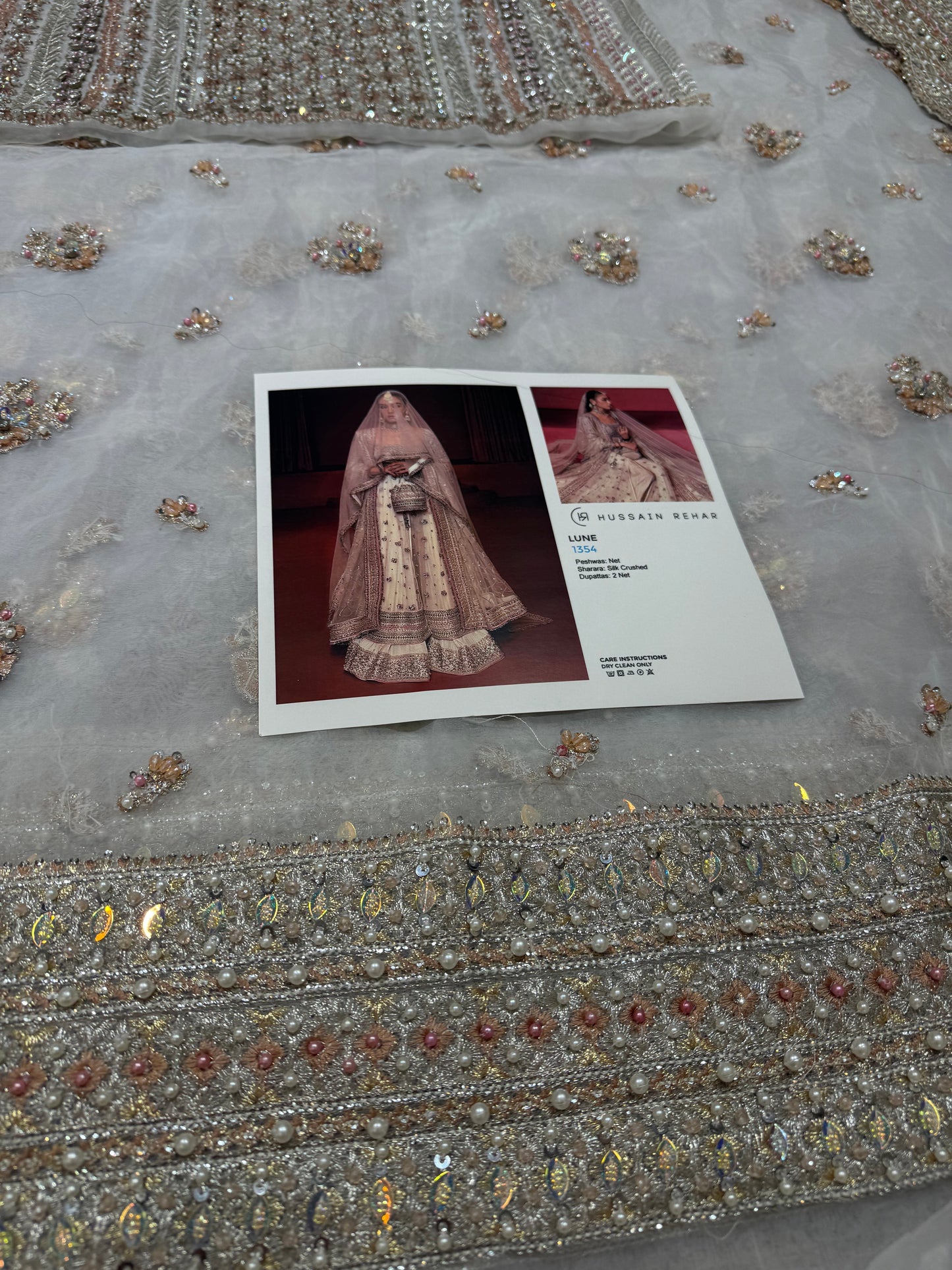 Hussain rehar ivory multi wedding edition