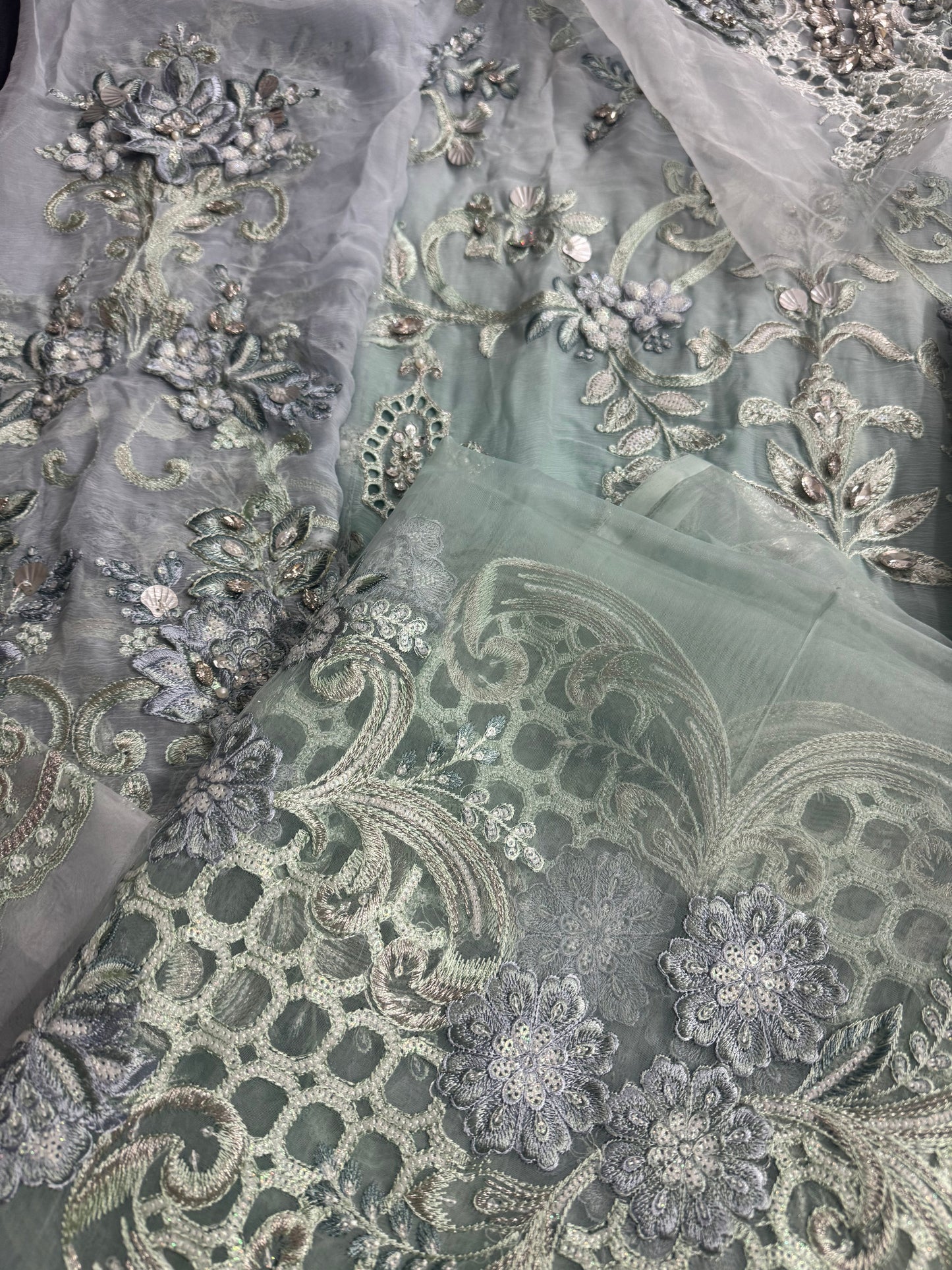 MariaB Chiffon Aqua