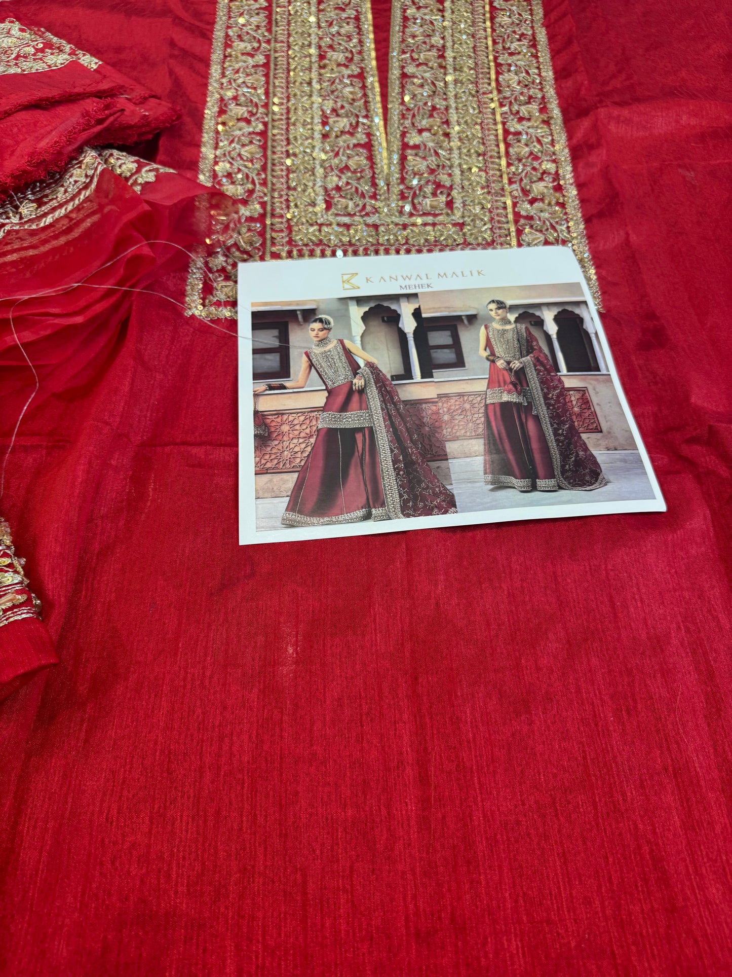 kanwal malik red wedding edition