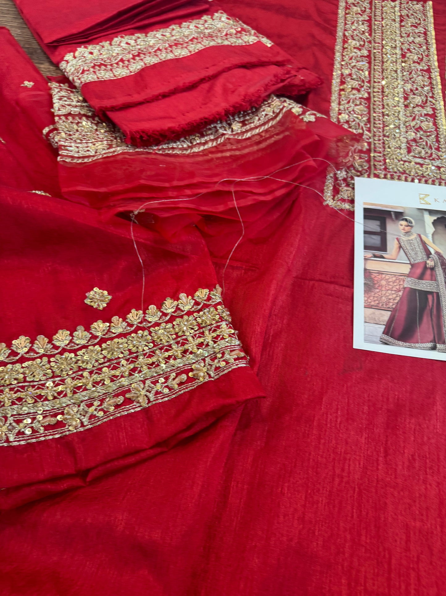 kanwal malik red wedding edition