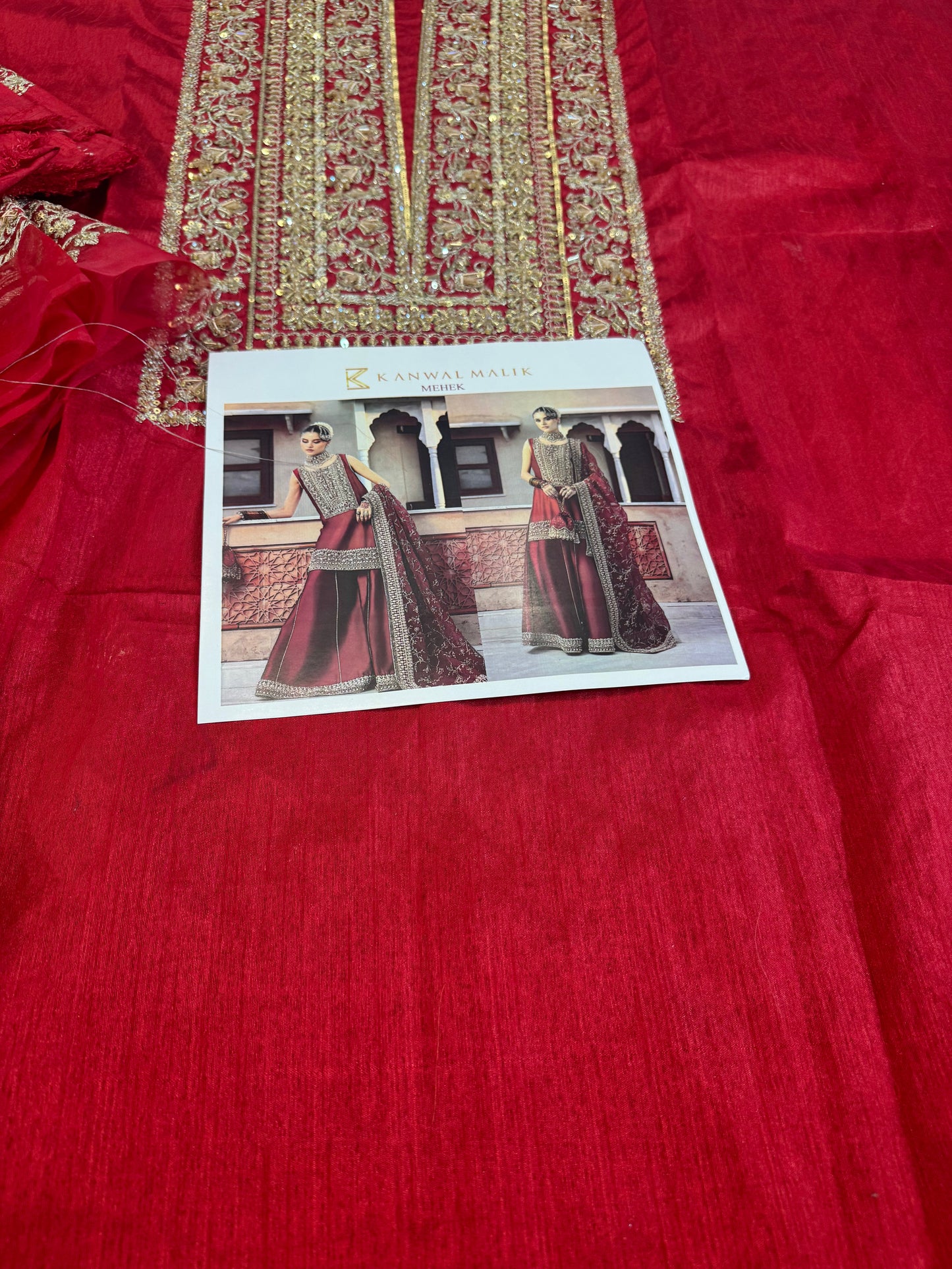 kanwal malik red wedding edition