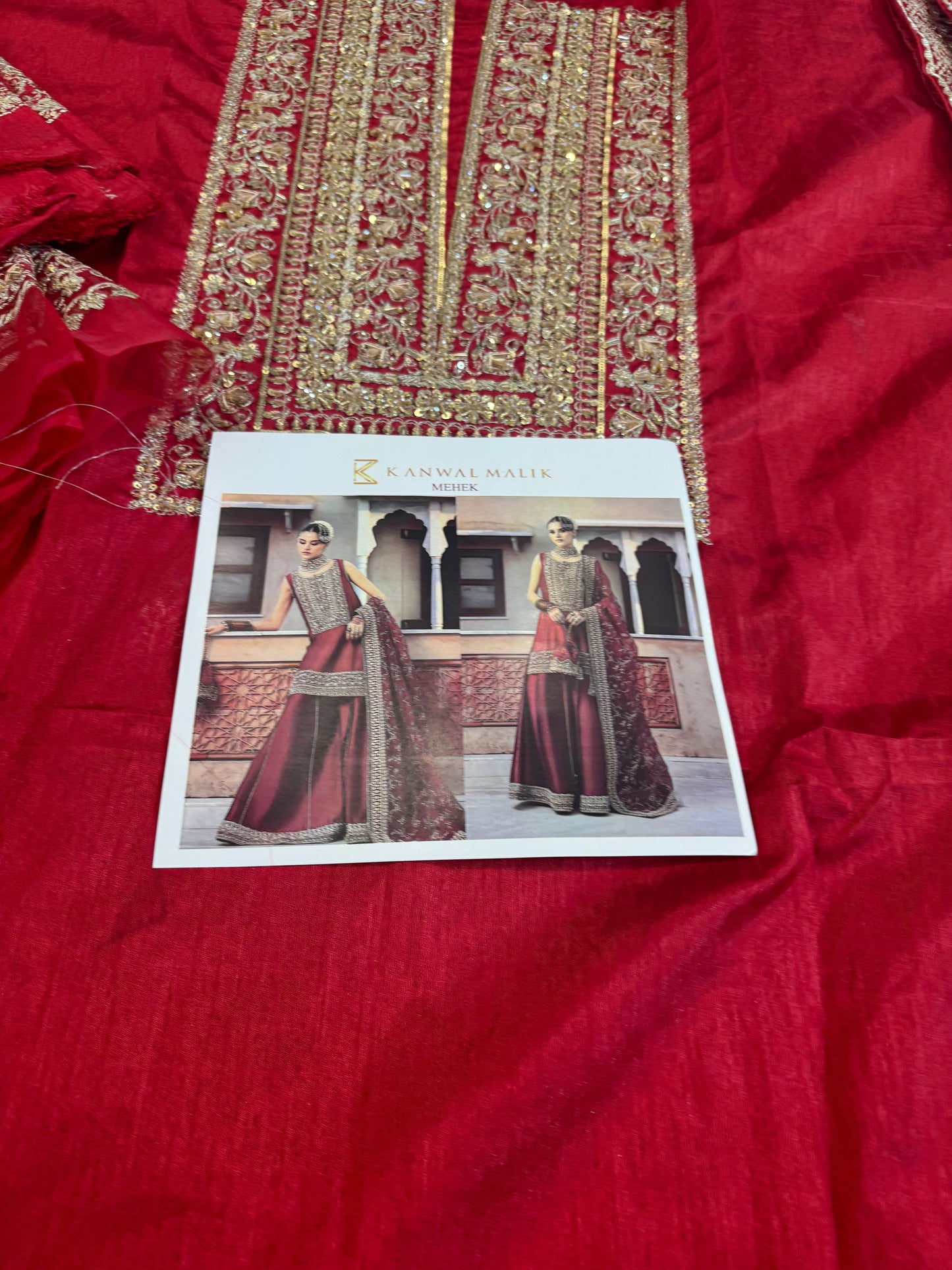 kanwal malik red wedding edition