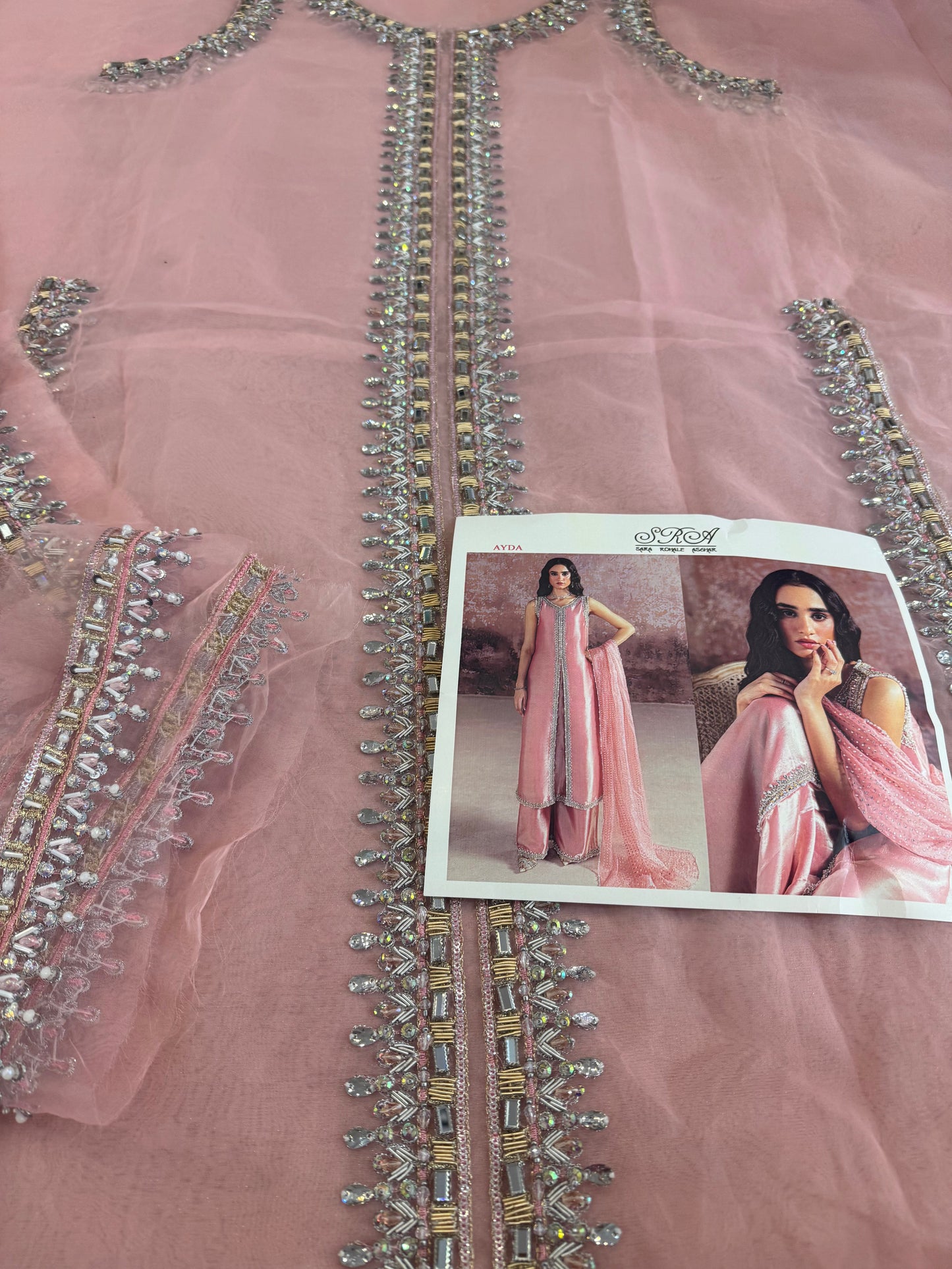Sara Rohail pink bridal collection