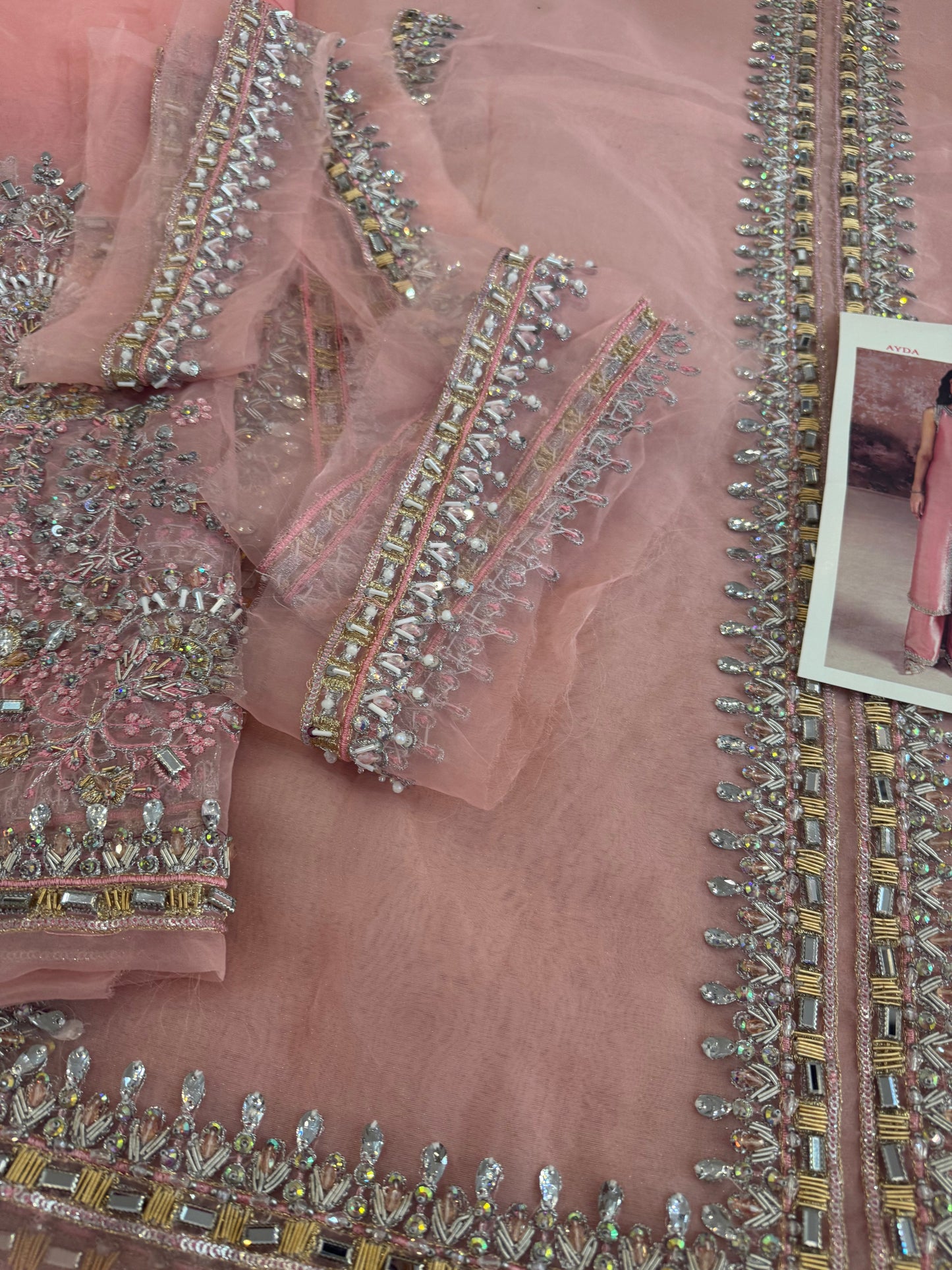 Sara Rohail pink bridal collection