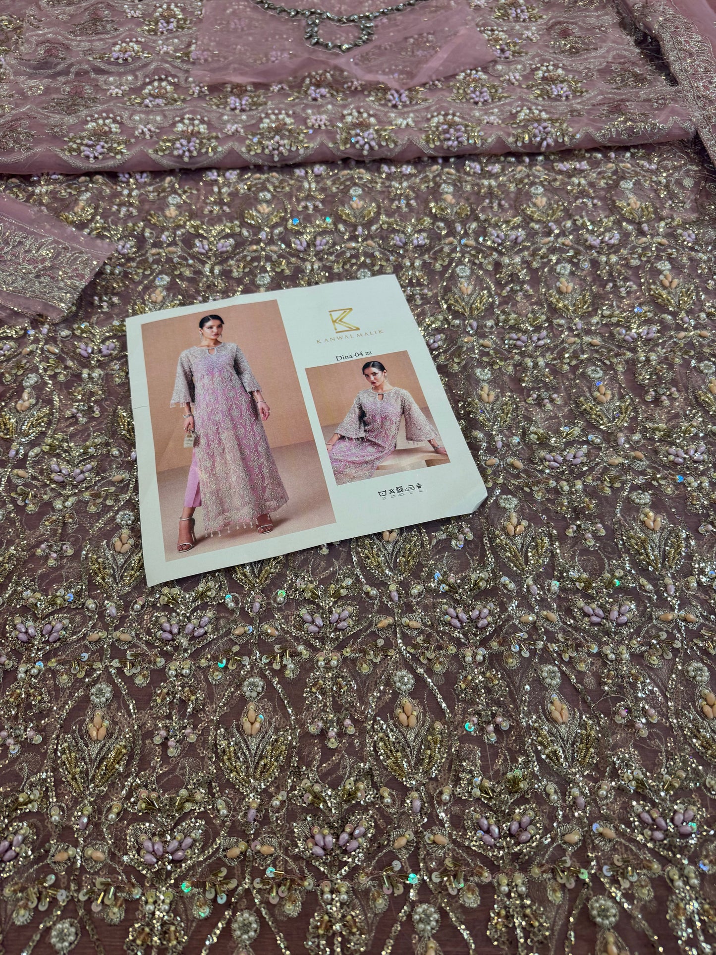 Kanwal Malik lilac bridal wedding edition