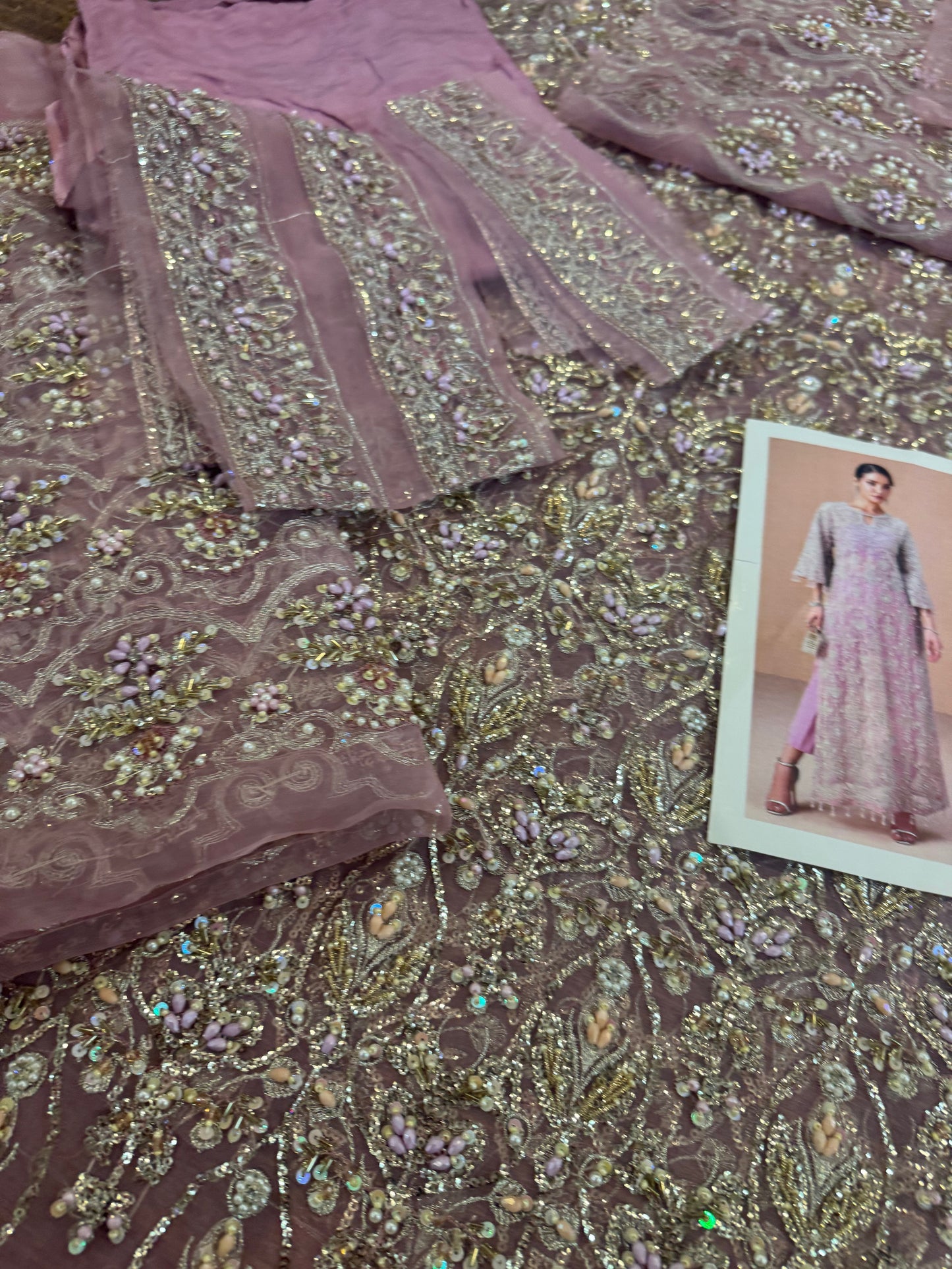 Kanwal Malik lilac bridal wedding edition