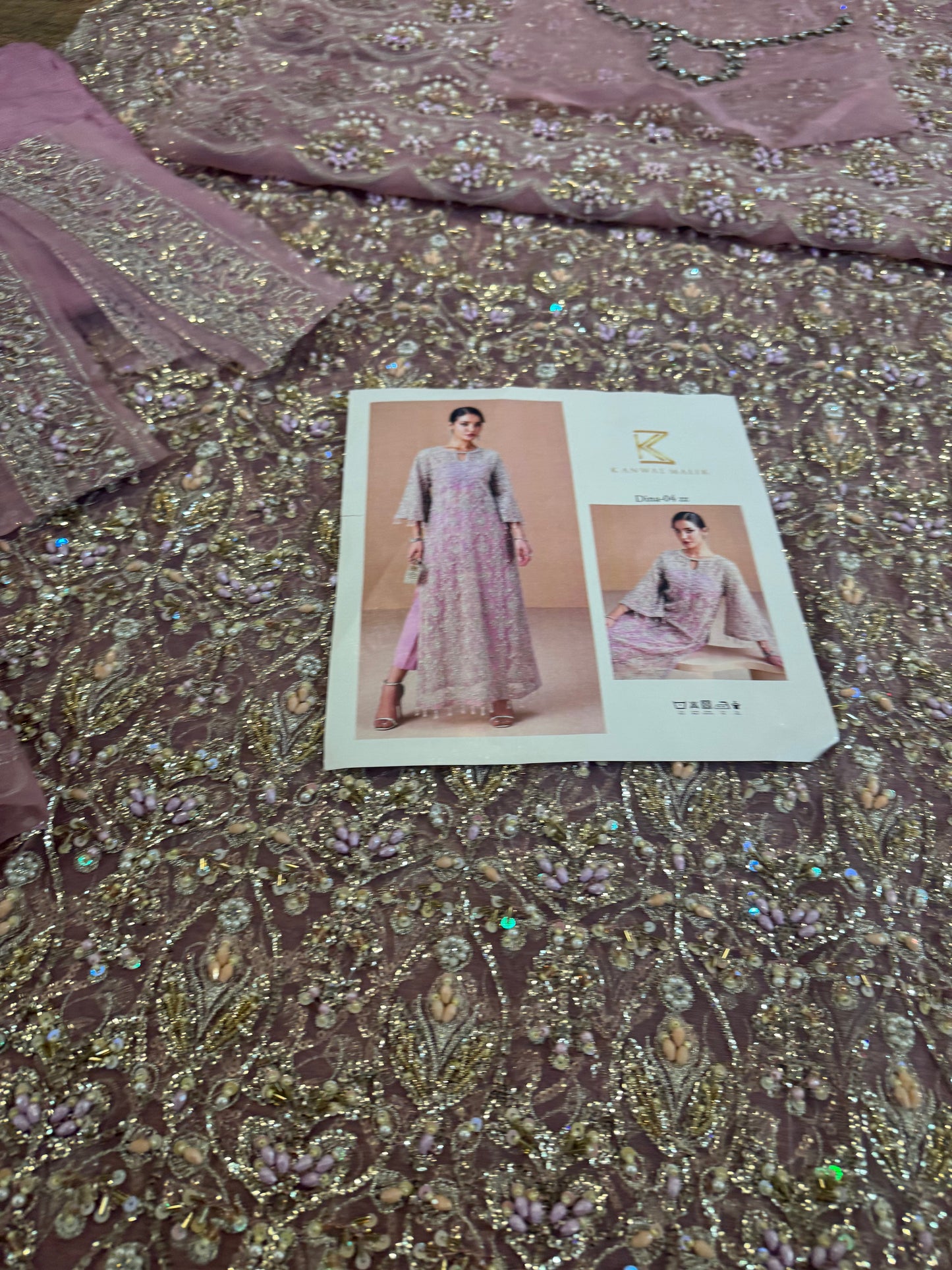 Kanwal Malik lilac bridal wedding edition