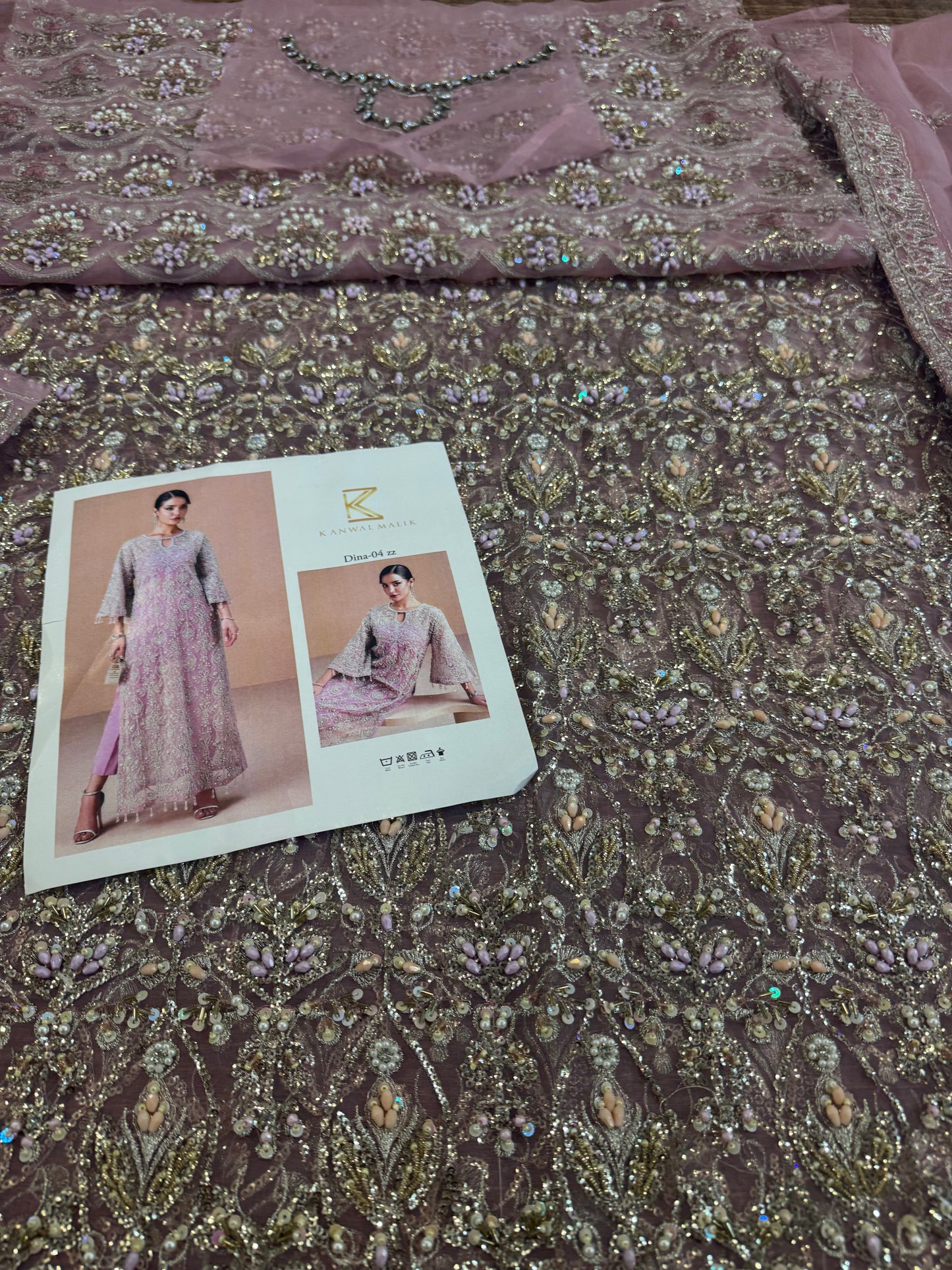 Kanwal Malik lilac bridal wedding edition