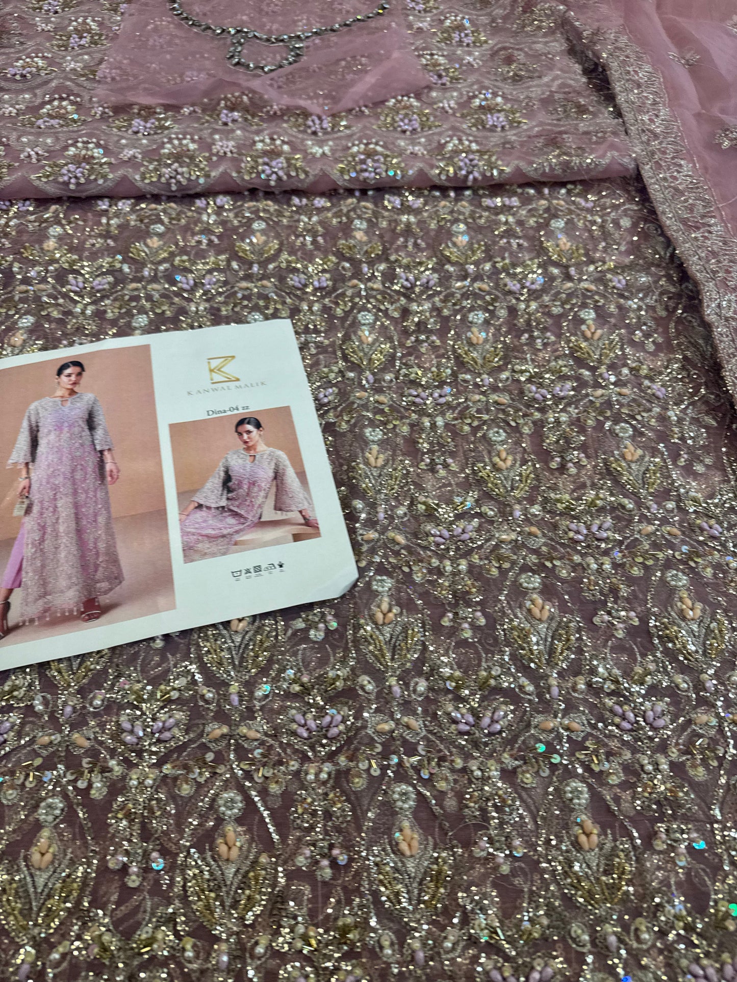 Kanwal Malik lilac bridal wedding edition
