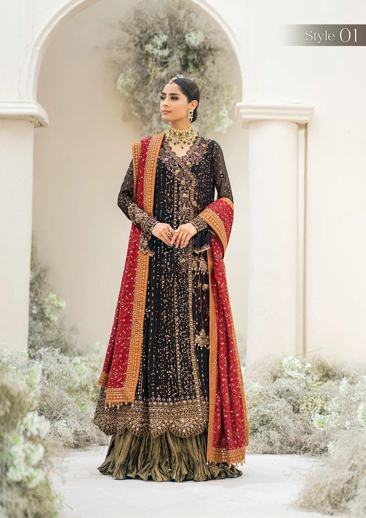#usaindians #ukindians #ukindianfashion #ukpakistanifaishon #ukpakistaniclothes #ukpakistani #canadafashion #australiaindians #australianpak #newarrivals #pakistanisuits #indianwedding #sareefashion #pakistaniwedding #womensfashion #weddingsarees #maxidress #weddingseason #lehengacholi #shalwarkameez #shalwarkameezsuit #lehengacollection Elegant Pakistani Embroidered Bridal Wedding Stitched Dresses Collection