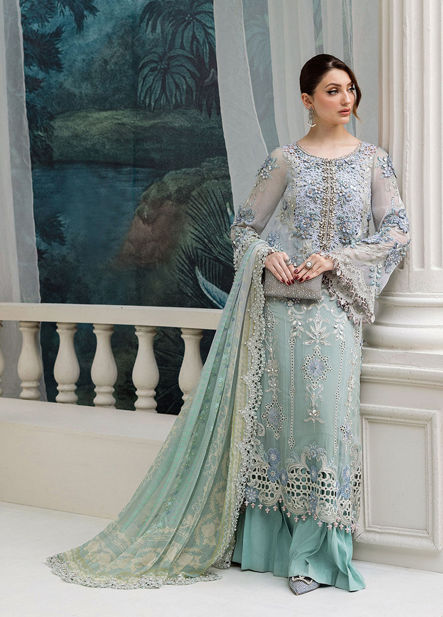 MariaB Chiffon Aqua