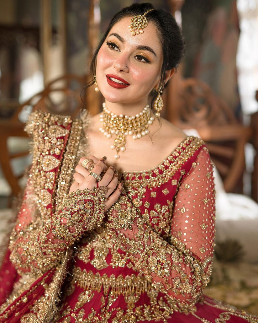 Faiza saqlain | Red Bridal