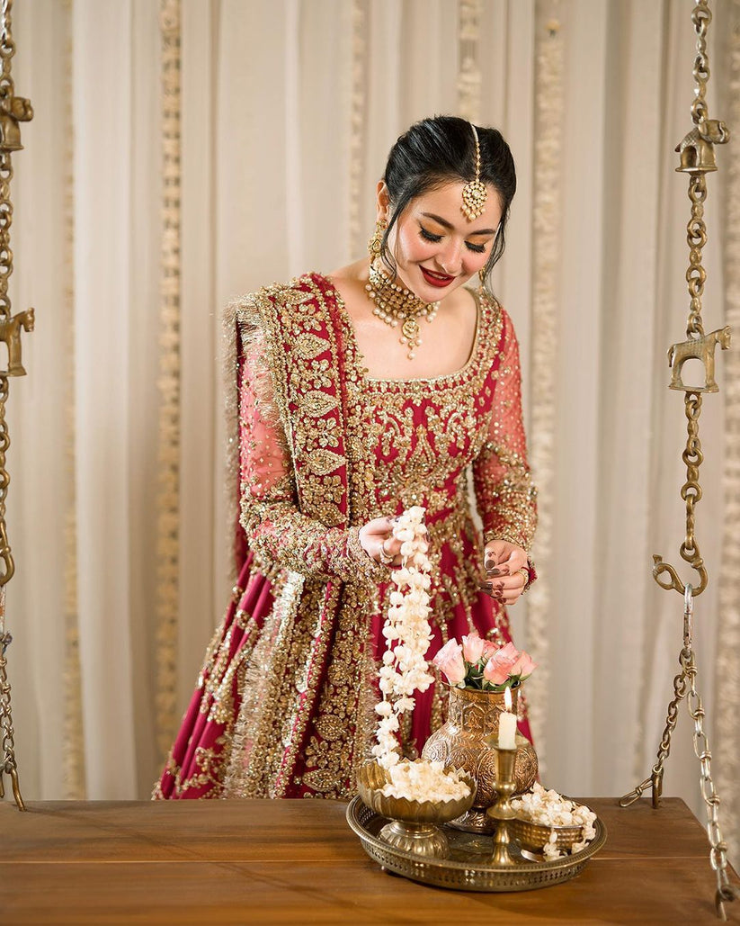 Faiza saqlain | Red Bridal