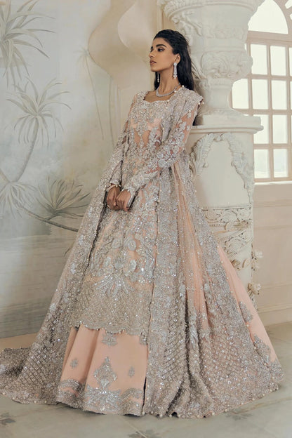 Womens Embroidered WOMEN'S FASHION WOMEN'S CLOTHING Women Weeding Collection Wedding Formals Wedding Collection 2023 Wedding Collection stitched Wedding Wear stitched Fabrics stitched stitching-7500 Pure Organza Premium Embroidered Collection Pink Party Wear Pakistani Designer Dress organza-product Organza Collection Organza non-discounted New Arrivals new Maria.B Womens Wear