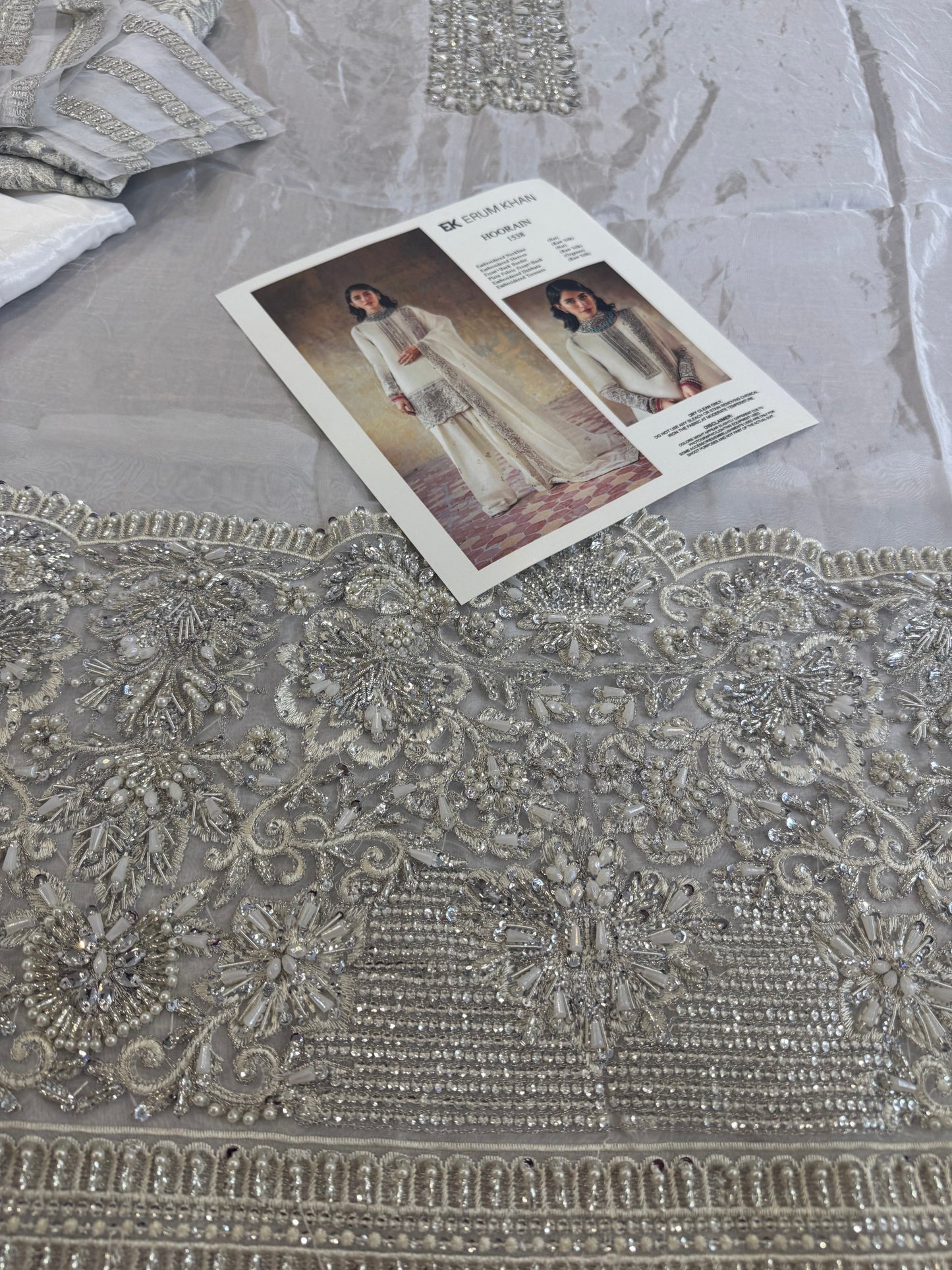 Erum khan white wedding edition