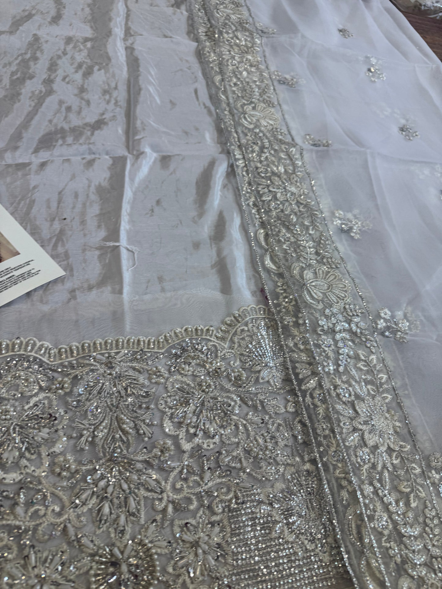 Erum khan white wedding edition