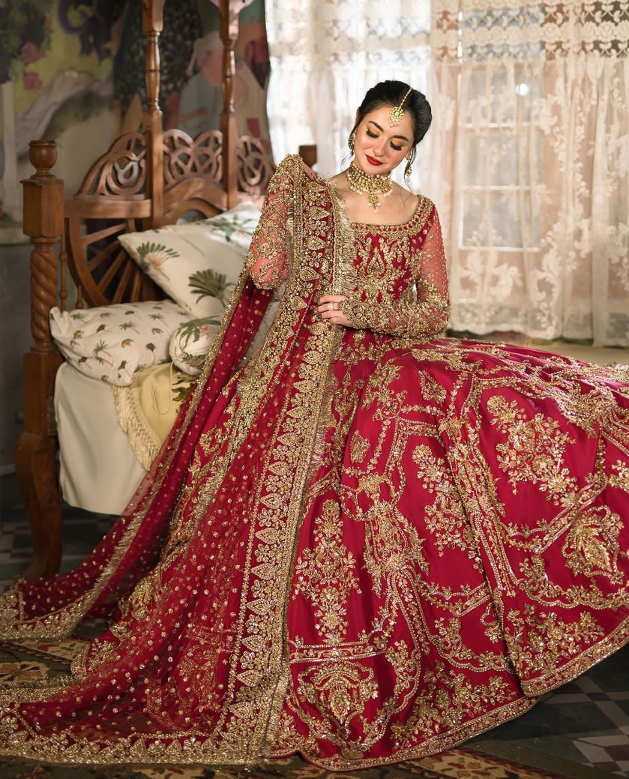 Faiza saqlain | Red Bridal