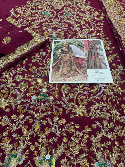 Haris shakeel red bridal