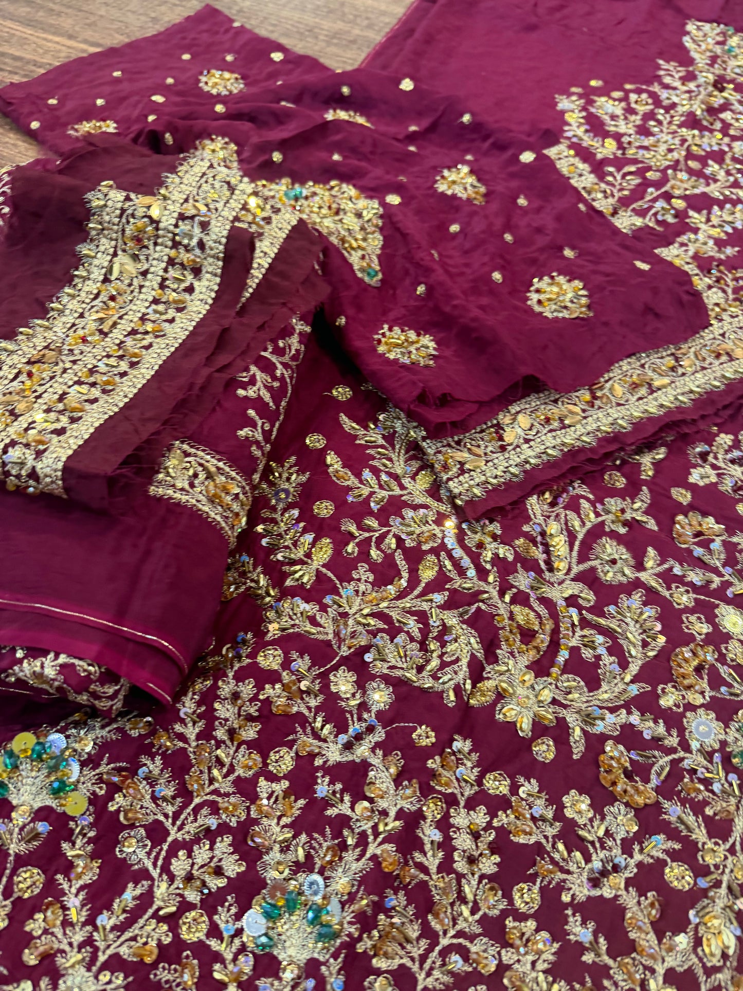 Haris shakeel red bridal