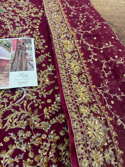 Haris shakeel red bridal