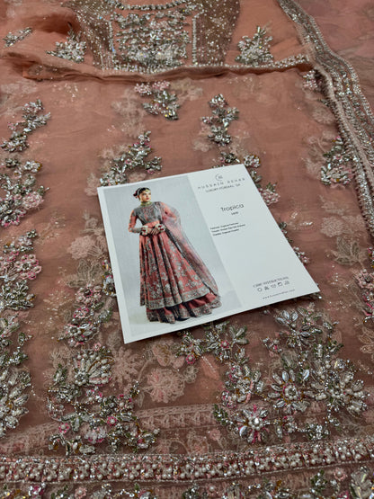 Hussain rehar fresh pink wedding edition