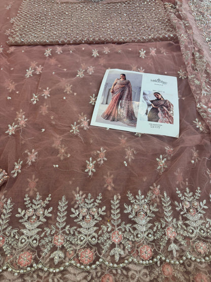 Coture pink saree