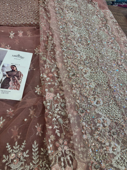 Coture pink saree