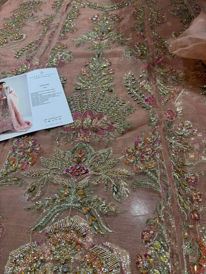Hussain rehar tea pink wedding edition