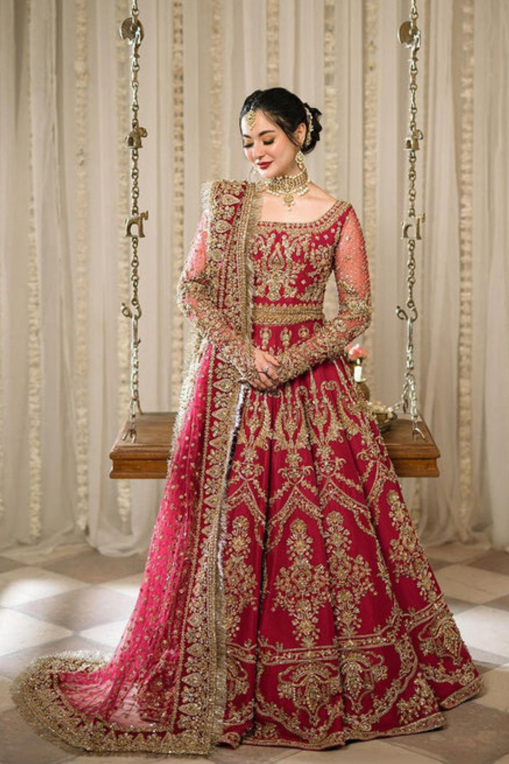 Faiza saqlain | Red Bridal