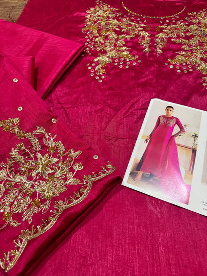 Kanwal Malik shocking bridal chiffon