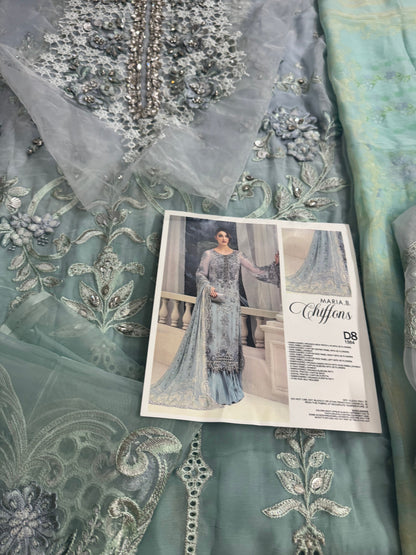 MariaB Chiffon Aqua