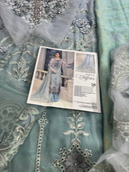 MariaB Chiffon Aqua
