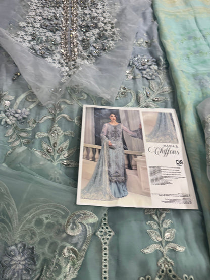 MariaB Chiffon Aqua