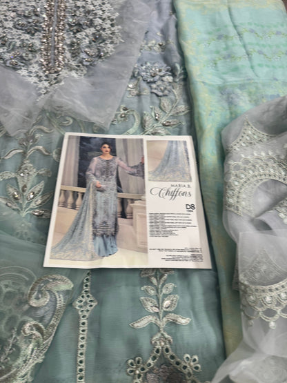 MariaB Chiffon Aqua