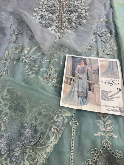 MariaB Chiffon Aqua