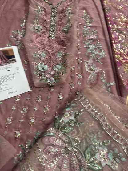 Maria B chiffon TeaPink