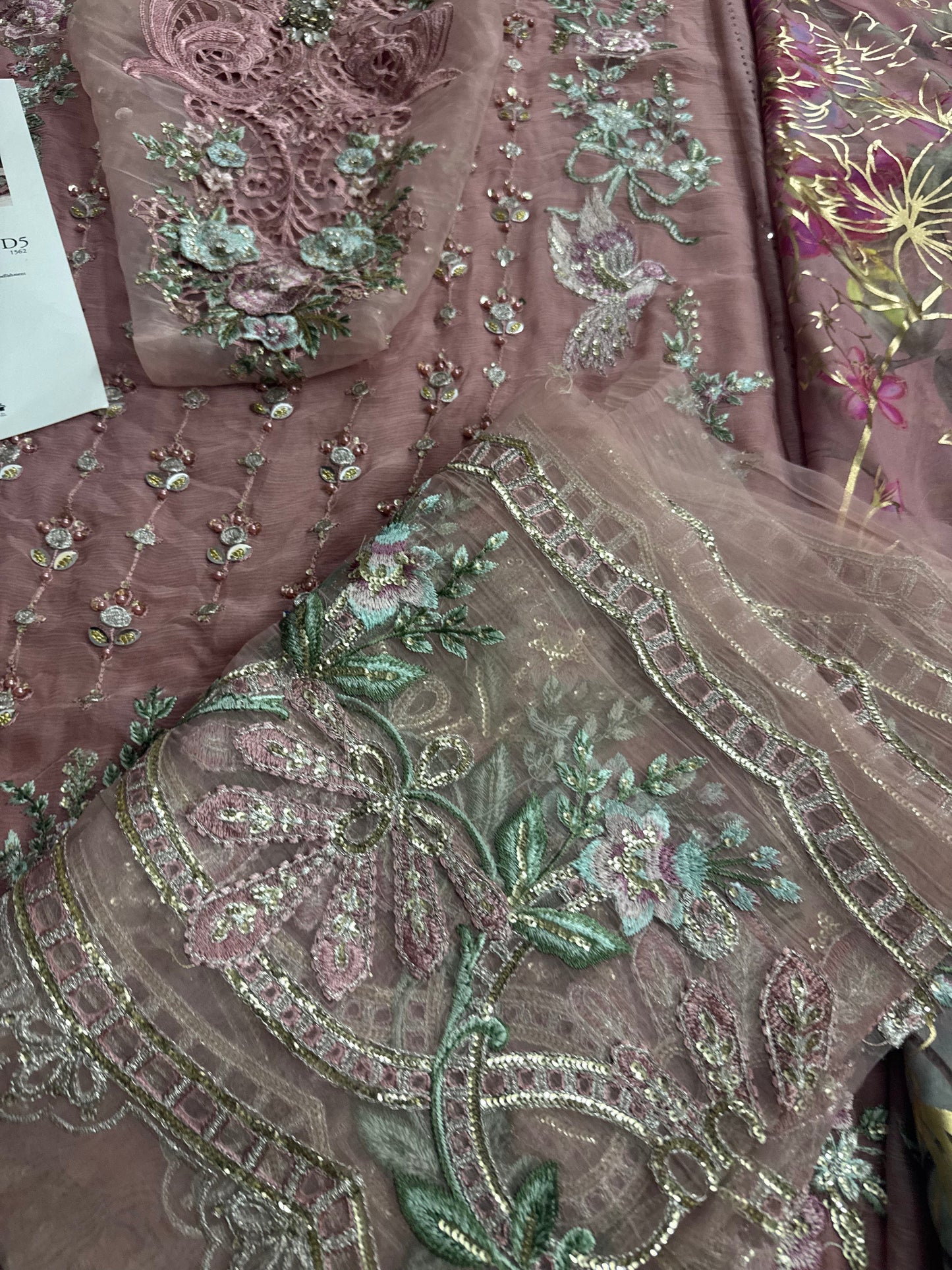 Maria B chiffon TeaPink