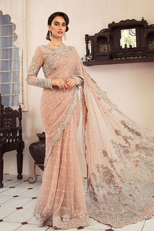 Coture pink saree