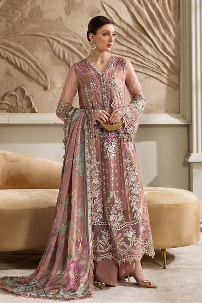 Maria B chiffon TeaPink