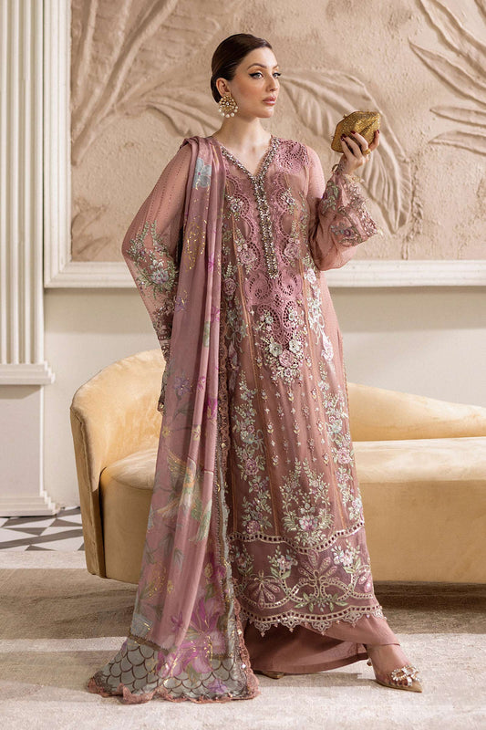 Maria B chiffon TeaPink