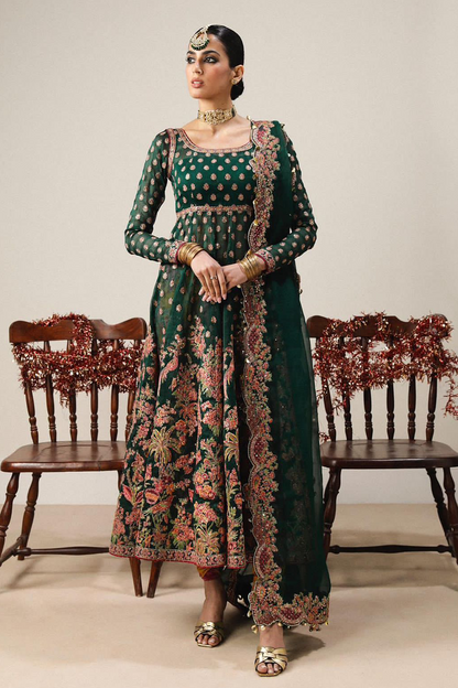 Hussain rehar green wedding edition